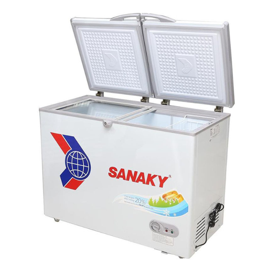 TỦ ĐÔNG MÁT SANAKY 485 LÍT VH-6699W1 ĐỒNG (R600A) - hàng chính hãng - chỉ giao HCM