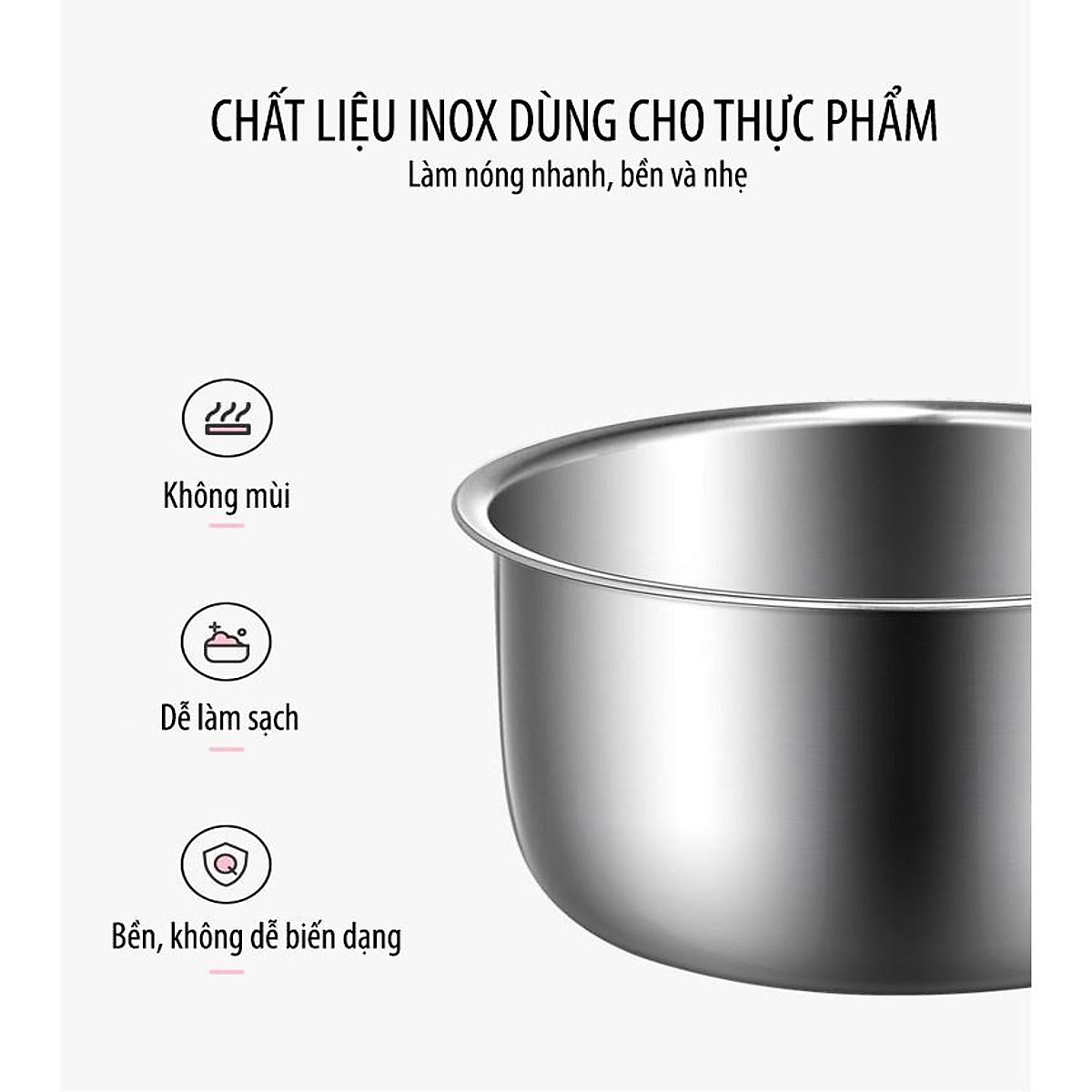 Hộp Cơm Cắm Điện Tặng Kèm Bộ Đũa Thìa,Cắm Điện 3 Tầng, 4 Bát Inox, Giữ Nhiệt, Hâm Nóng Và Nấu Chín Thức Ăn