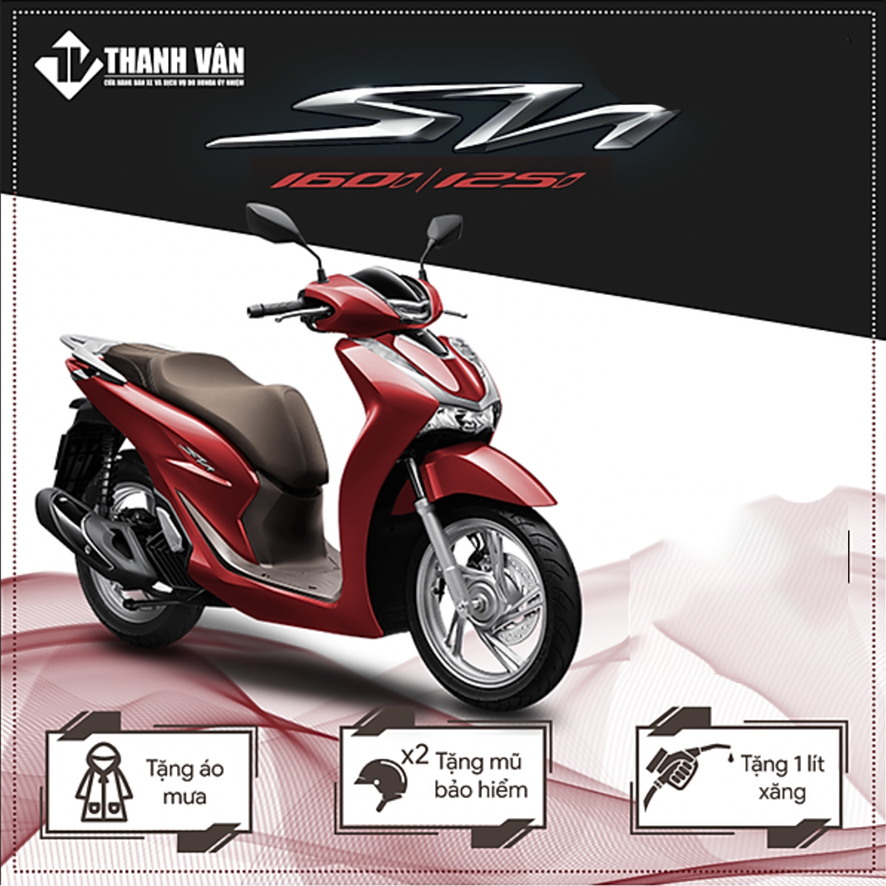 Xe Máy Honda SH160i 2023 - Phiên Bản Tiêu Chuẩn - Phanh CBS