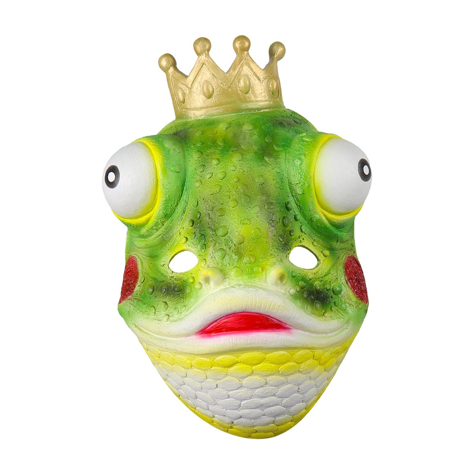 Frog   Face Cover Role Play Adults Costume Accessories Animal