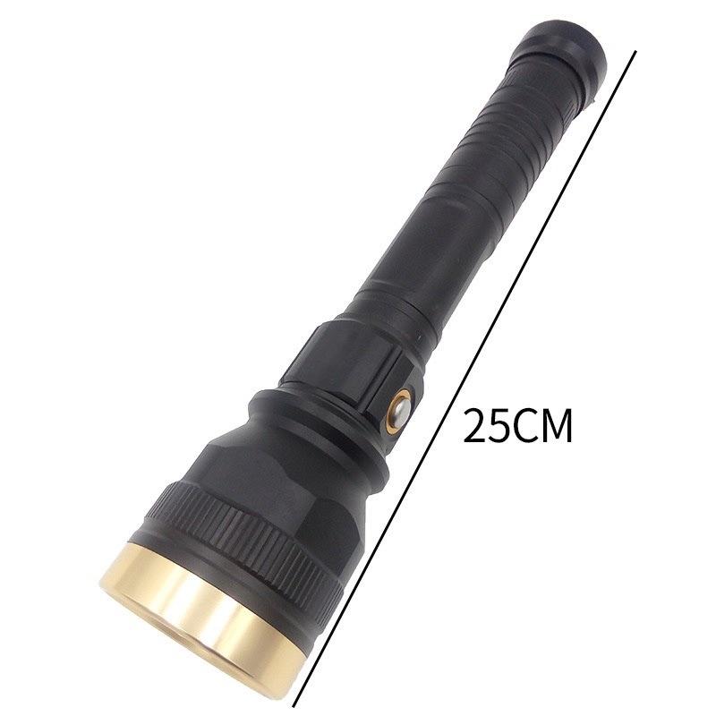 Đèn pin siêu sáng Chip Led T6 sáng cực mạnh,pin 9800mAh,toàn bộ vỏ hợp kim,chiếu xa 500m