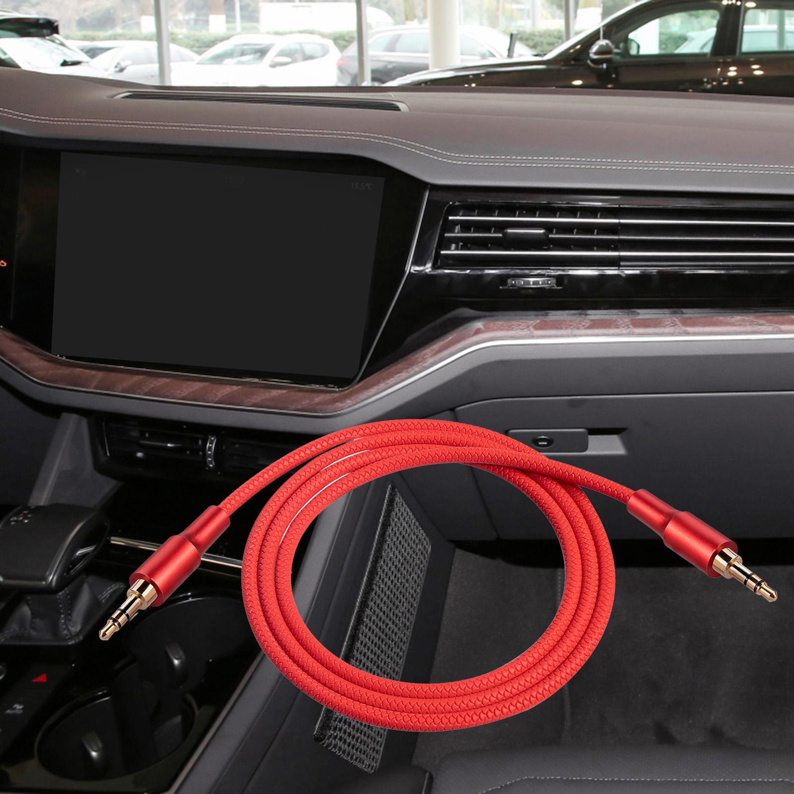 AUX Cable 3.5mm HiFi Male Speaker Line Auxiliary Cable for Computer Stereo Audio Cable
