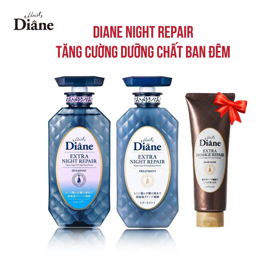 Dầu Gội Dầu Xả Tinh Dầu tăng cường dưỡng chất ban đêm