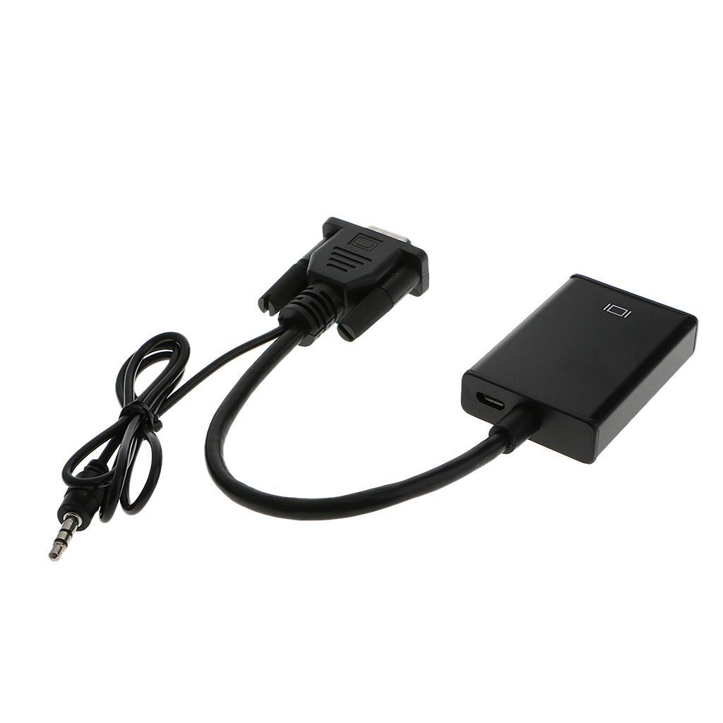 VGA To Output 1080P TV AV HDTV Video Cable Converter Adapter