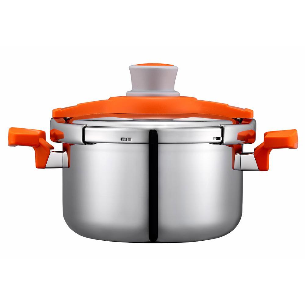 Nồi áp suất Inox IH POONGNYUN VBVPC-08 Tặng Máy xay sinh tố Kochstar KSEBD-1000 + Cà mèn cơm Apollo APL-1600 - Hàng chính hãng