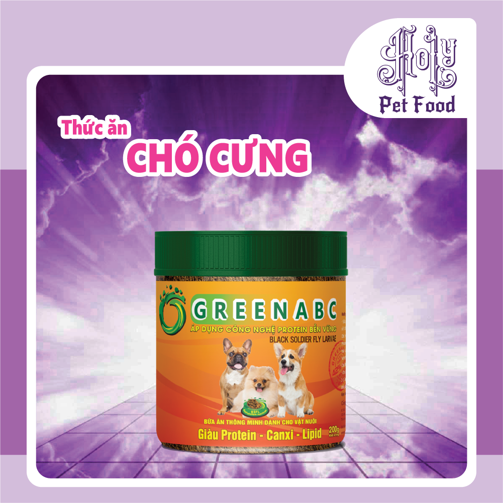 Thức ăn cho CHÓ: Bổ sung dinh dưỡng - Giàu Protein, Canxi, Lipid - hộp 200g