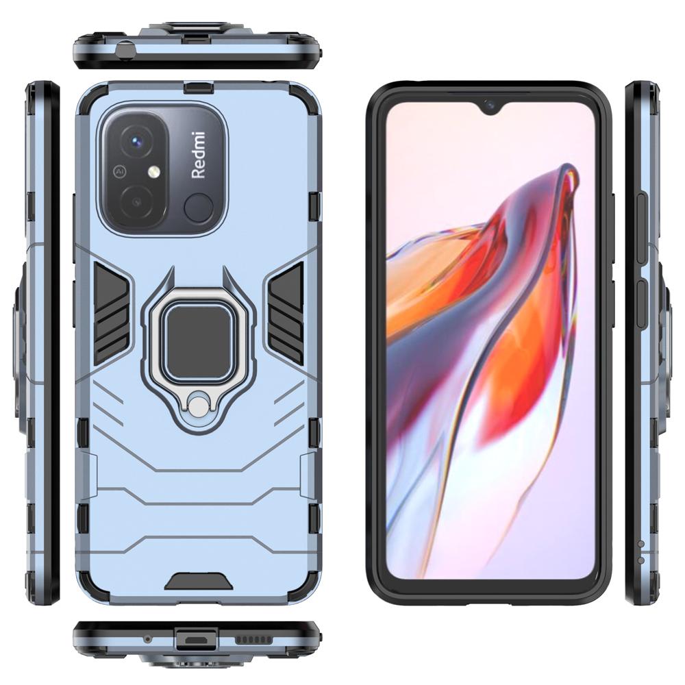 Ốp lưng Xiaomi Redmi 12C, Ốp Chống sốc Iron Man có giá đỡ nhẫn iring hít Ôtô Bảo vệ viền và Camera cho Redmi 12C