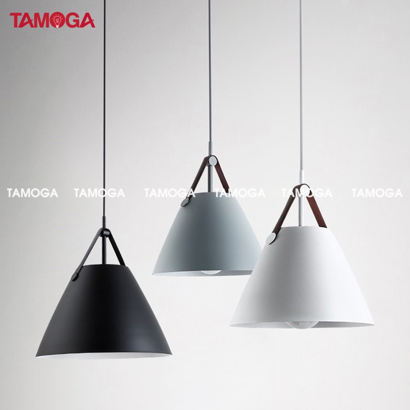 Đèn thả trang trí quai da TAMOGA VKAS 5007/1 + Tặng kèm bóng led AS Vàng