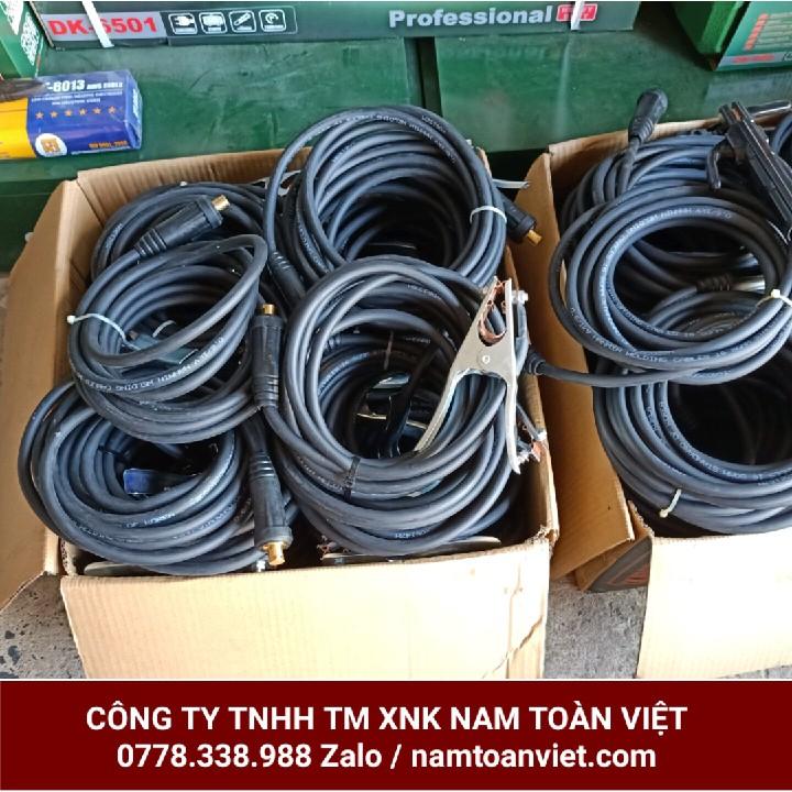 BỘ DÂY KÌM HÀN 5 MÉT KẸP MÁT 2 MÉT GIẮC CẮM NHỎ DÂY 16MM