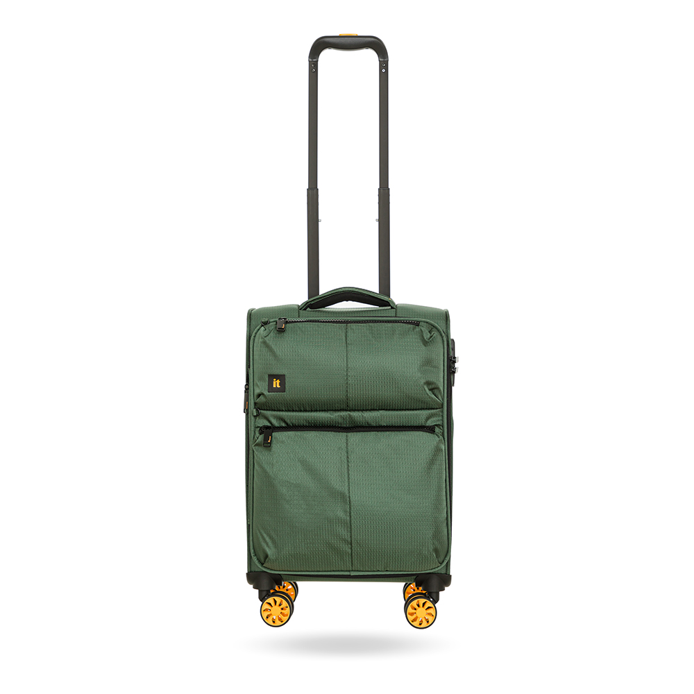 Vali Kéo Du Lịch S20/S24/S28 Thương Hiệu IT Luggage IT12-2644-E08, Chất Liệu 100% Từ Chai Nhựa Thải Tái Chế Sau Tiêu Dùng, Khóa TSA An Ninh Quốc Tế