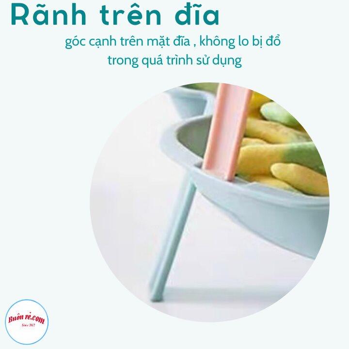 Bộ 3 khay xếp tầng đựng đồ ăn lẩu Việt Nhật, Đĩa mứt khay hoa quả 3 chân có thể xếp tầng Khay đựng bánh kẹo