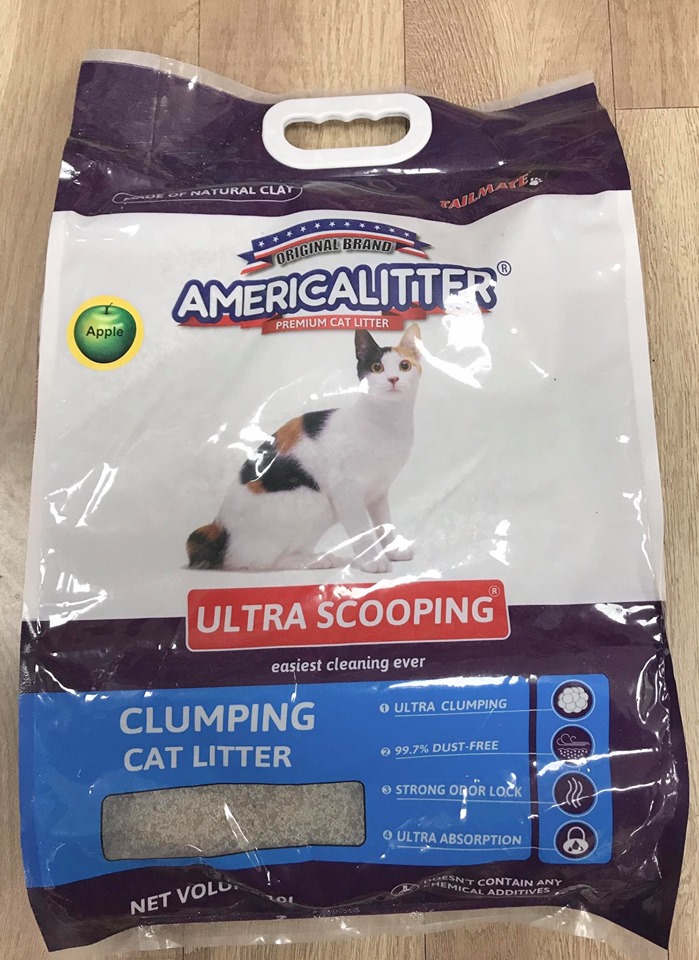 Cát Americalitter siêu vón siêu khử mùi 10l