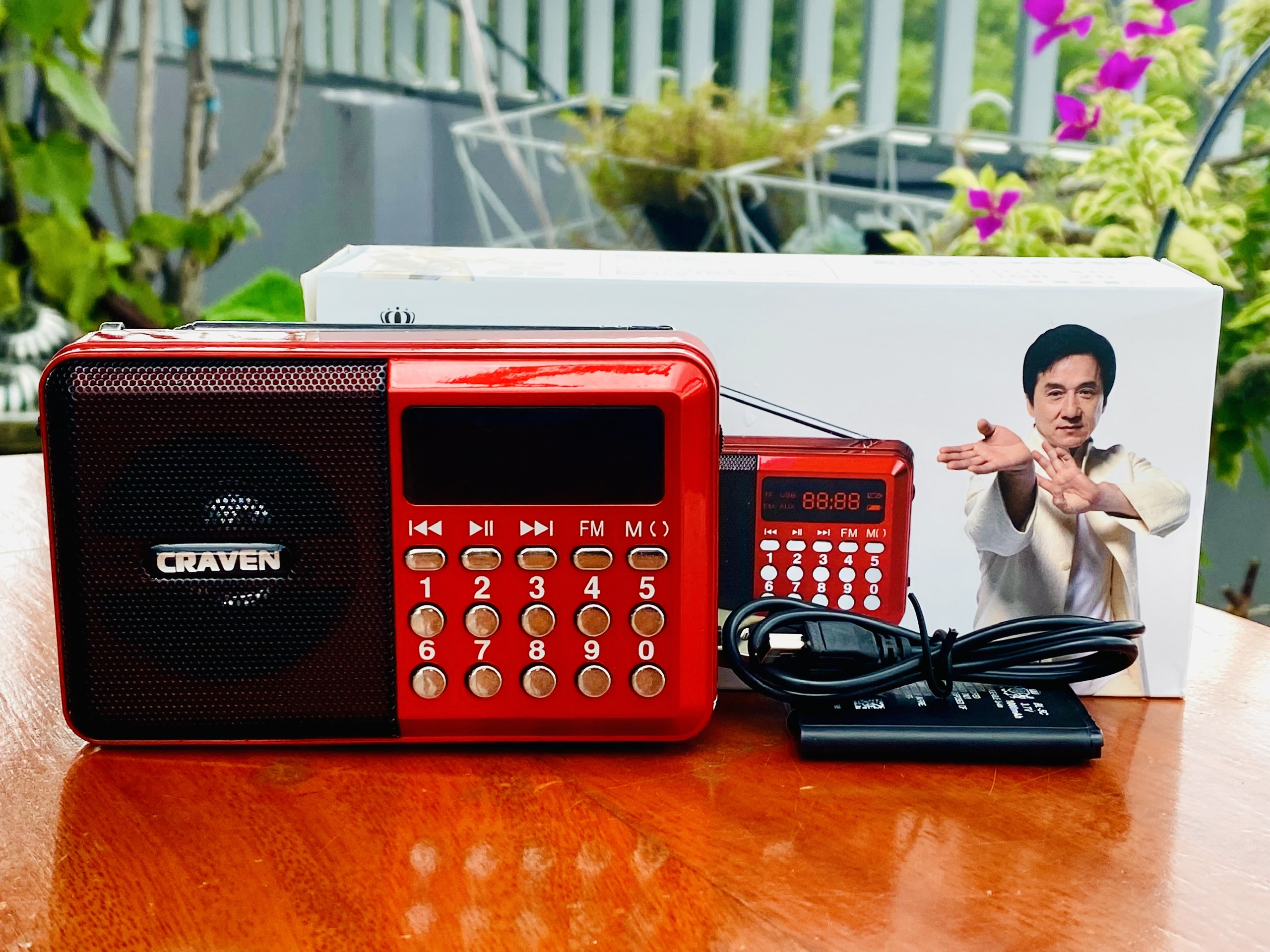 Đài Radion FM Craven CR26 Nghe Nhạc MP3, Nghe Đài, Tích Hợp Đèn Led ,HÀNG CHÍNH HÃNG
