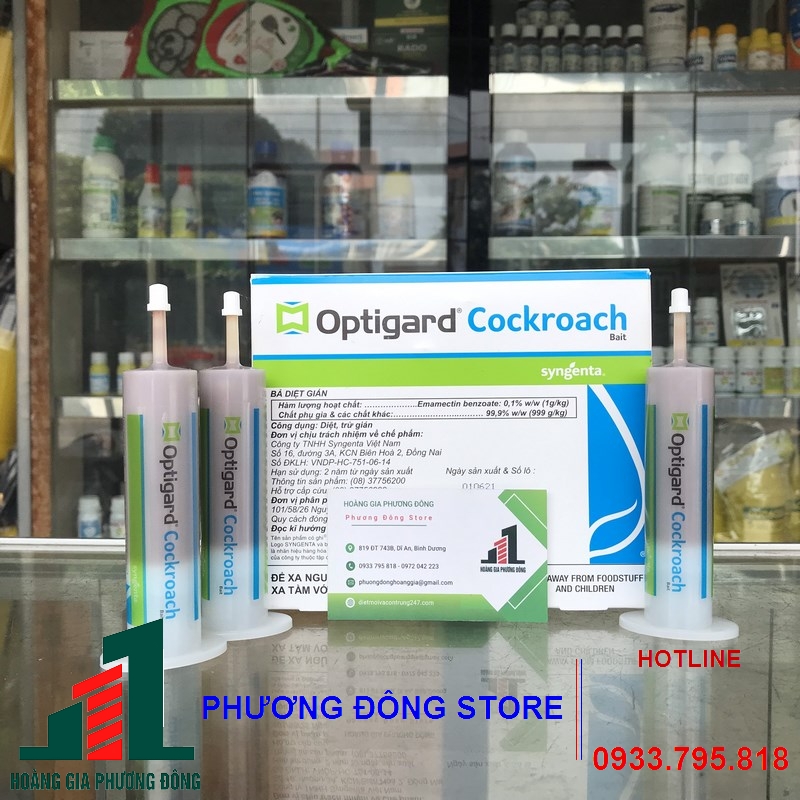 Gel bả diệt gián Optigard Cockroach Bait