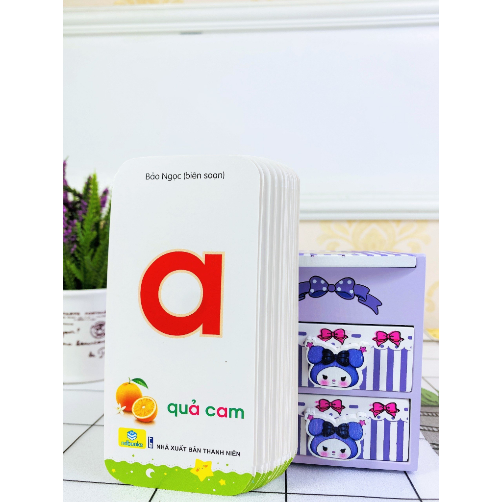 Thẻ học Flashcard - Chữ cái và số - ndbooks