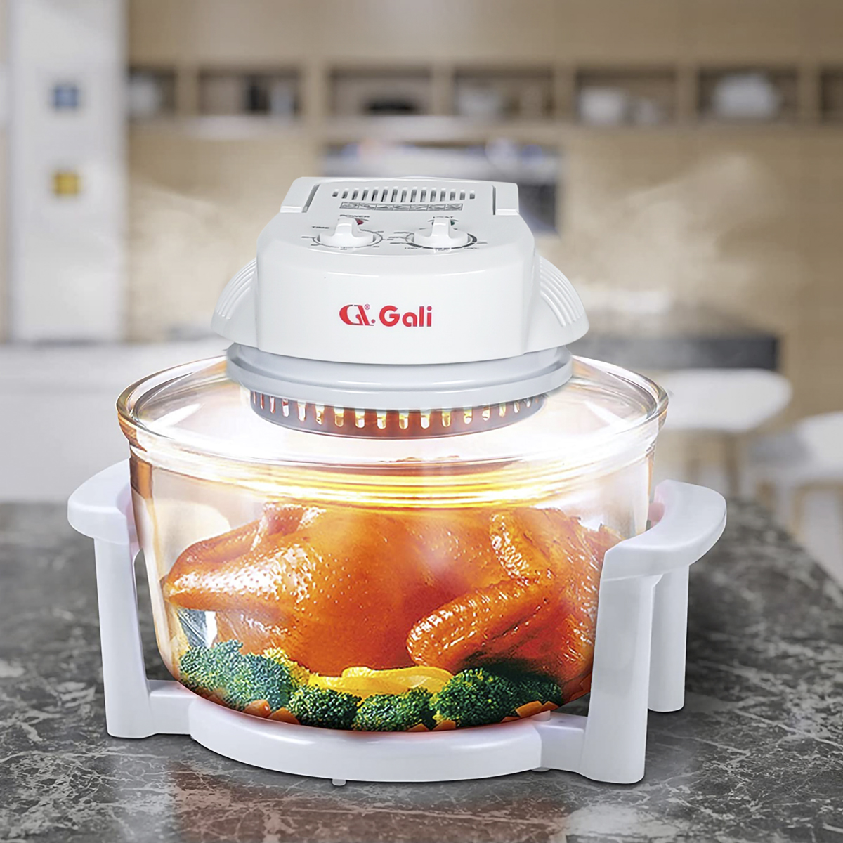 Lò nướng thủy tinh đa năng Gali 17 lít 1300w, hàng chính hãng bảo hành 12 tháng, tặng kèm 8 phụ kiện tiện lợi, hàng chính hãng 100%, bảo hành 12 tháng Gali