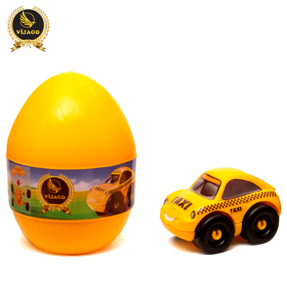 Đồ chơi Trứng Ô tô mô hình xe taxi