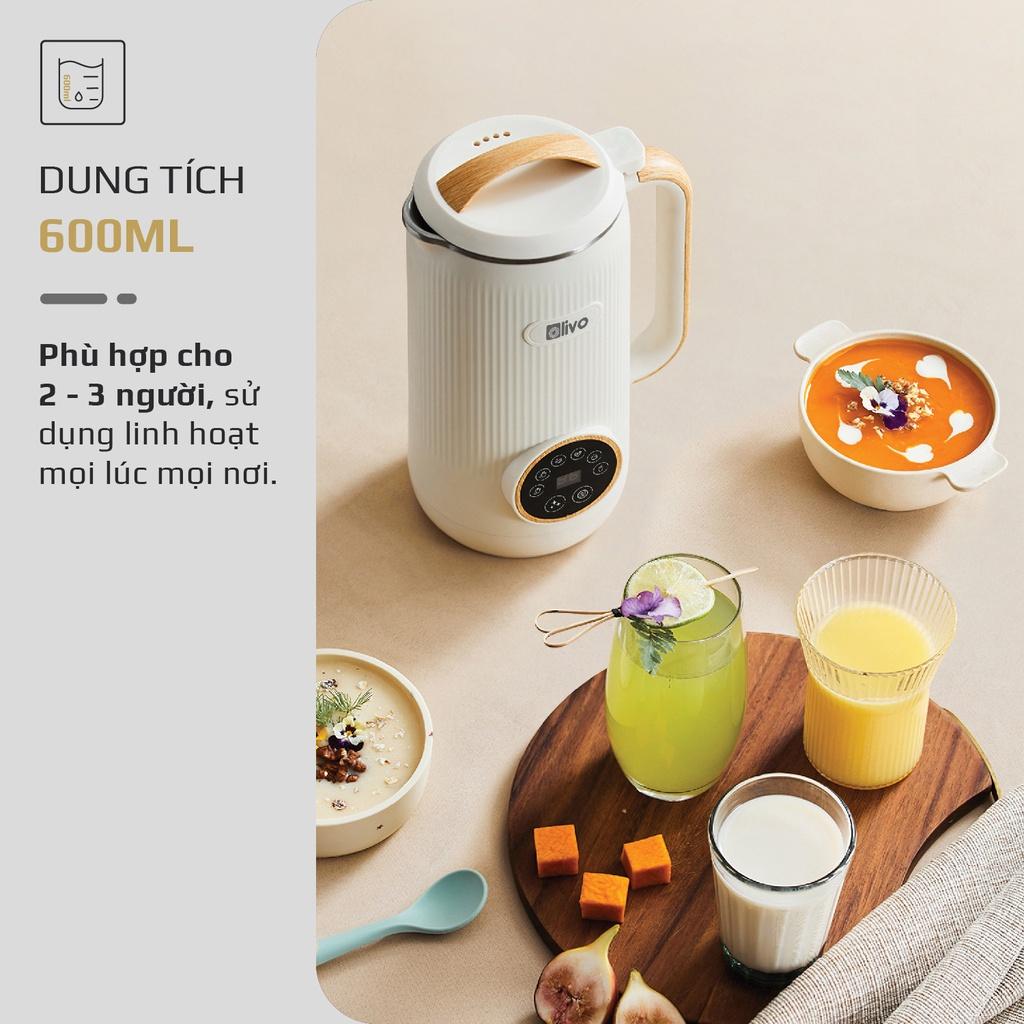 Máy Làm Sữa Hạt Đa Năng Olivo Cb400, 750W-600ml, Vận Hành Êm Ái, Hàng Chính Hãng