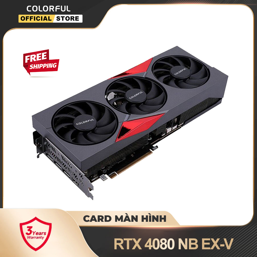 Card màn hình Colorful GeForce RTX 4080 16GB NB EX-V - Hàng Chính Hãng