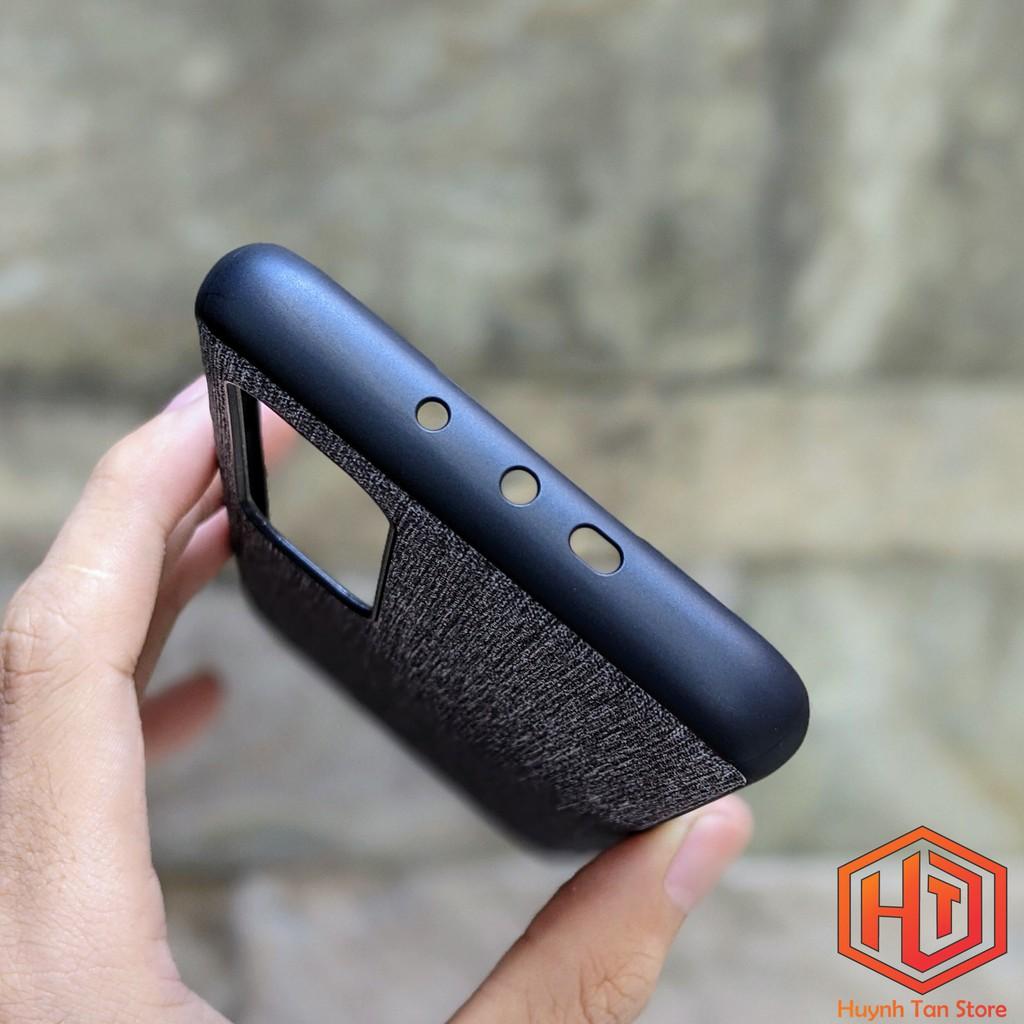 Ốp lưng Mi 10 Ultra vân vải Jean chống bám vân tay cực tốt