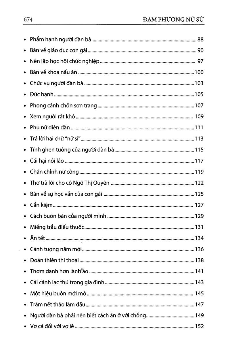 Sách Đạm Phương Nữ Sử - Vấn Đề Phụ Nữ Ở Nước Ta