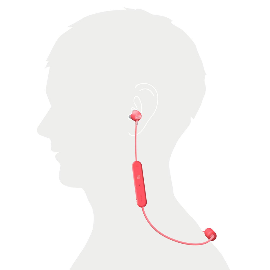Tai Nghe Sony WI-C300/RZ E (Đỏ) - Hàng Nhập Khẩu
