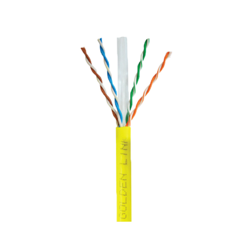 Cáp Mạng Golden Link Platinum CAT6E UTP 305M (Màu VÀNG) - Hàng Chính Hãng