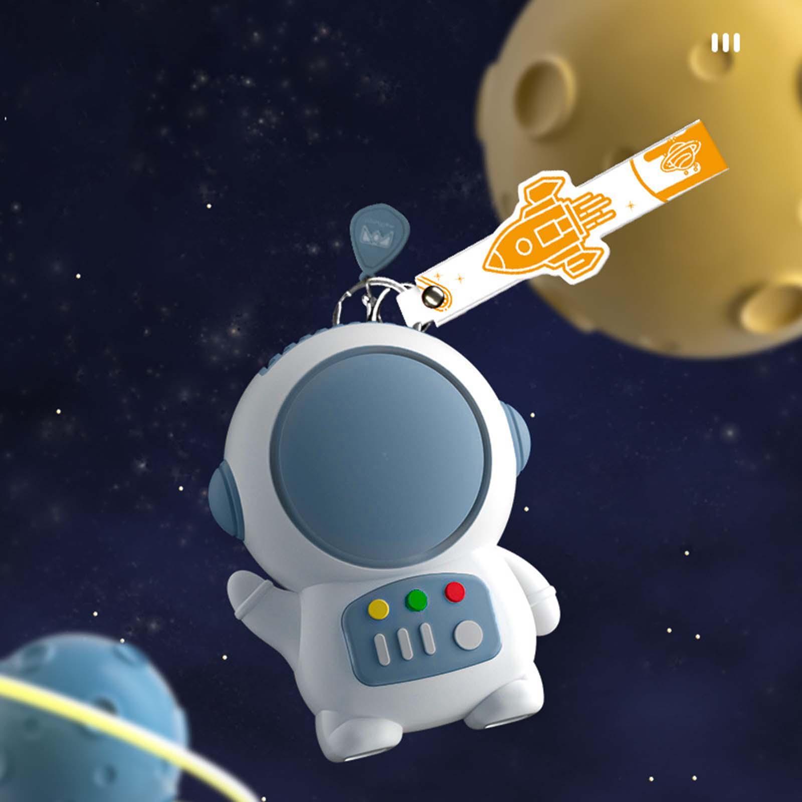 Astronaut Handheld Fan with Wrist Strap Battery Powered Rechargeable