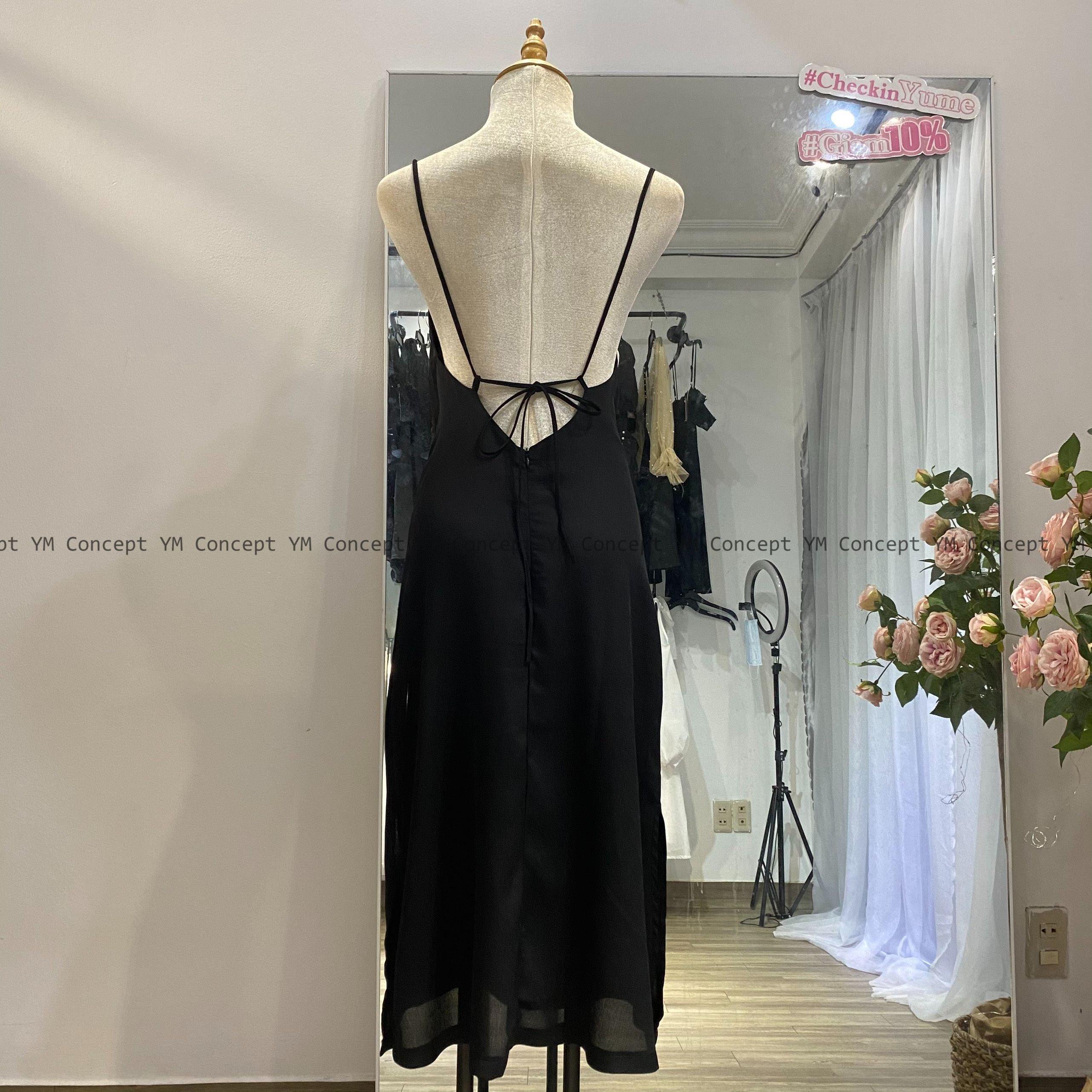 Đầm Hai Dây Hở Lưng Beli Dress ( Kèm ảnh thật)