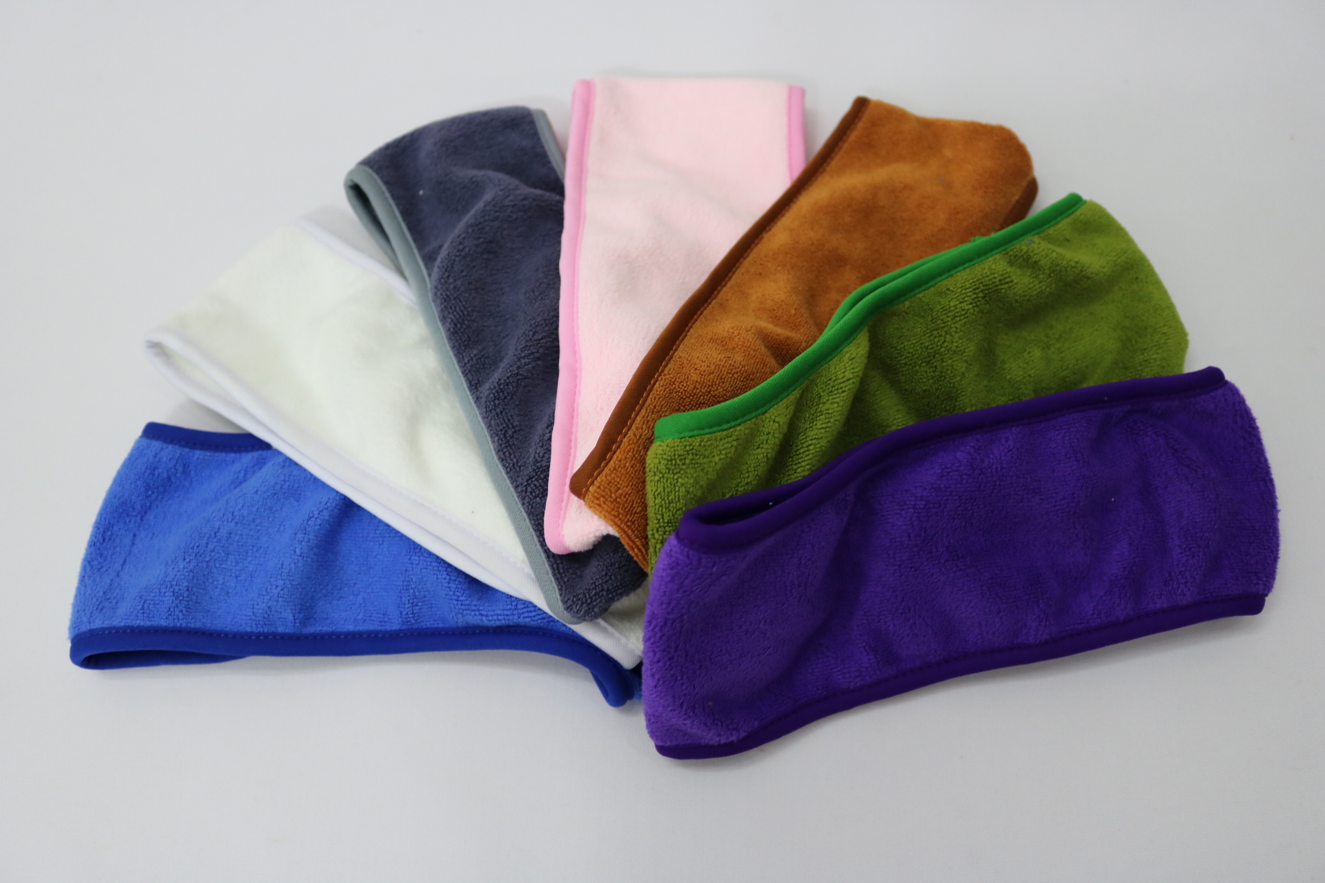 Combo 5 Băng Đô Quấn Tóc Spa Microfiber  Nam Phong - Màu Xám