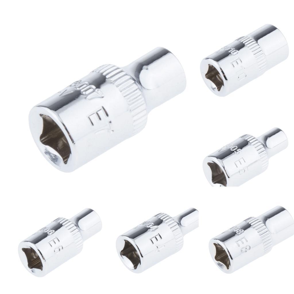 1/4 '' E-type Socket Wrench For Hexagon Screws, Rustproof, Durable