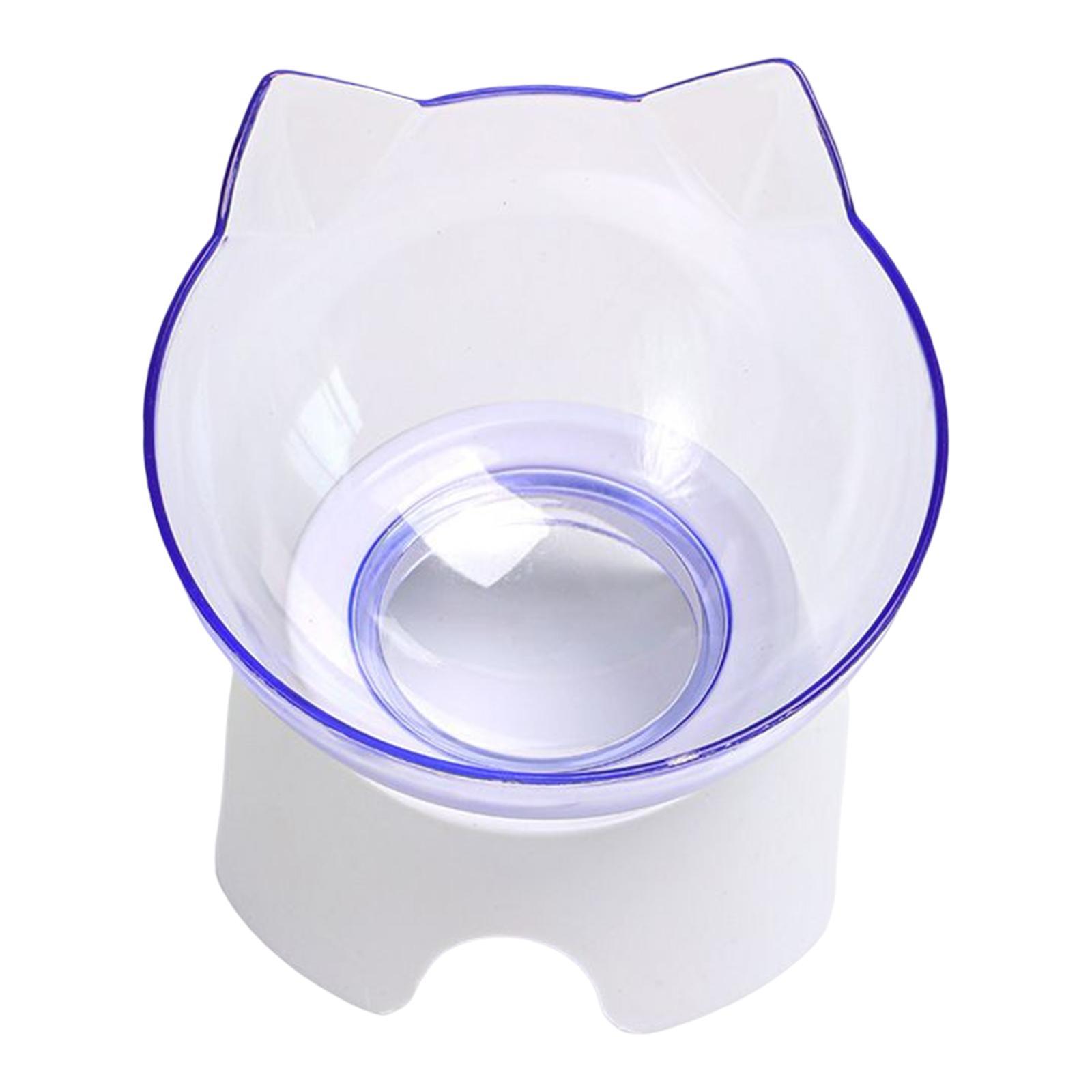 Water Food Dispenser Water Drinking Bowl Cat Bowl Clear