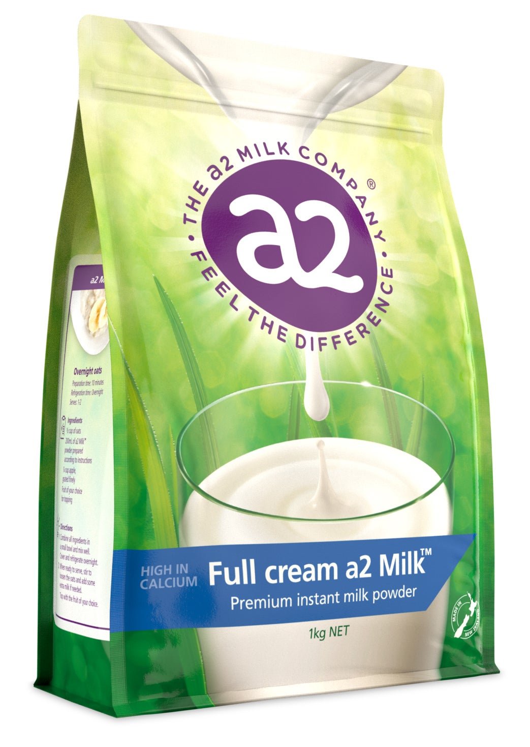 Combo 6 Túi Sữa Bột Nguyên Kem A2 của Úc 1kg, bổ sung dinh dưỡng toàn diện, canxi cho xương chắc khỏe