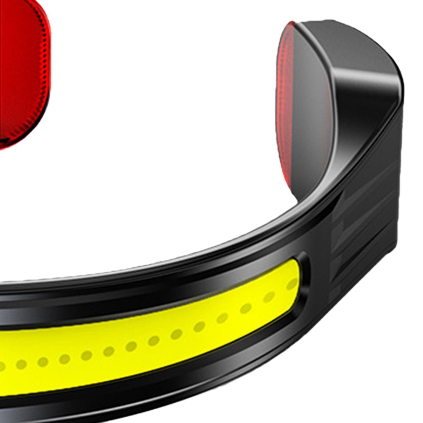 COB Headlight Waterproof Reading Light Adjustable LED  for Camping