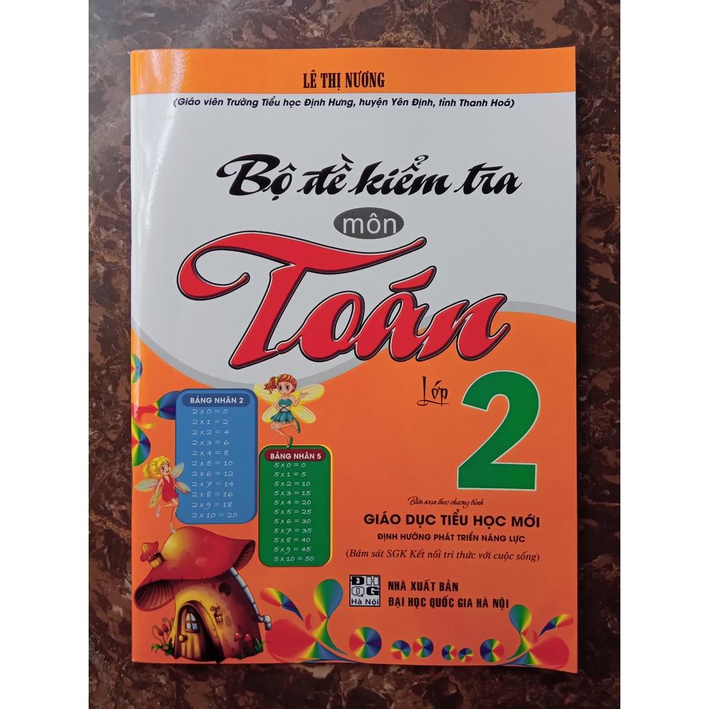 Sách Bộ đề kiểm tra môn Toán lớp 2