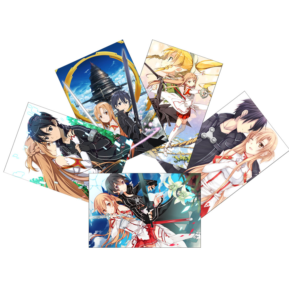 Tranh Poster SET 3 tấm Sword Art Online ANIME MANGA A4 tấm khác nhau