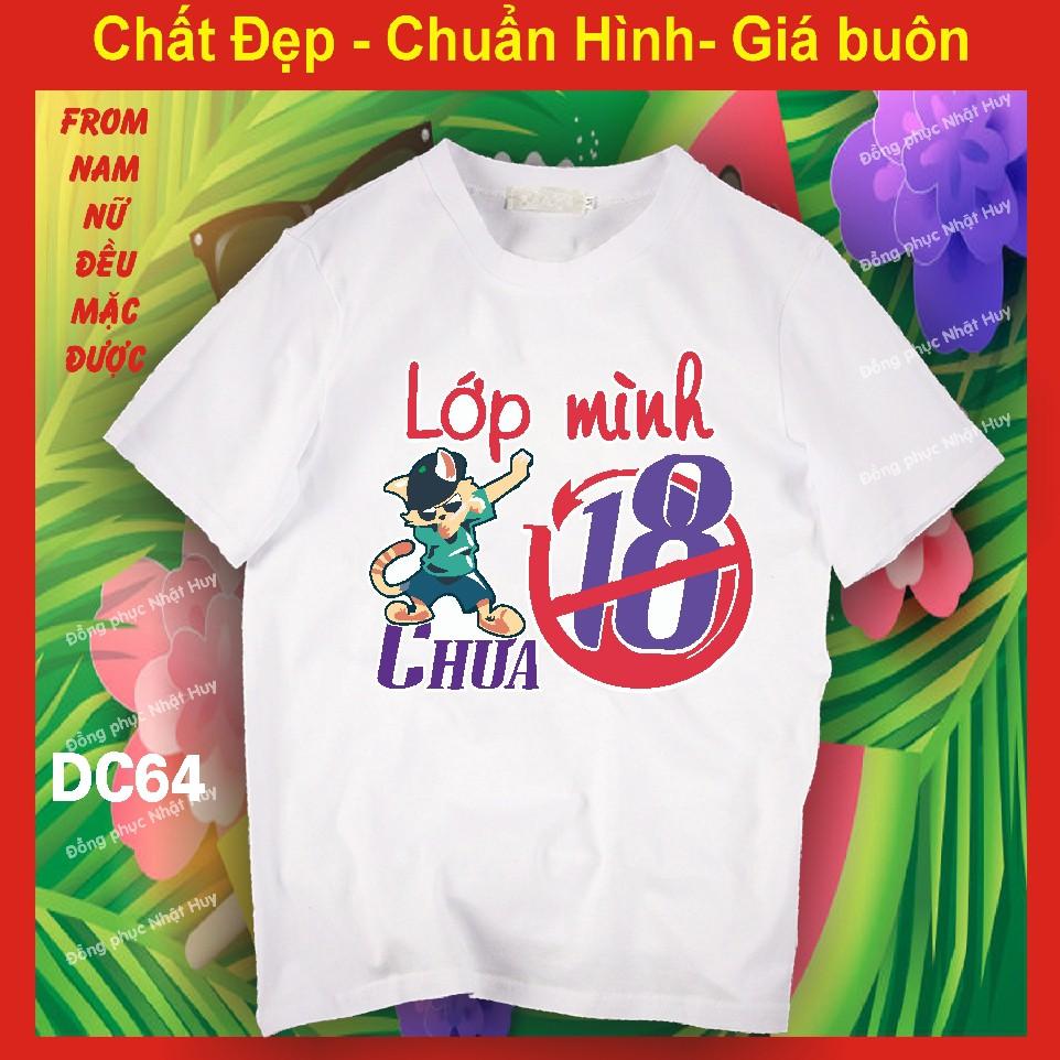 Áo nhóm đi chơi DC63, du lịch biển, phông, thun, chất đẹp,bơ đi mà sống,lớp mình chưa 18, đoàn kết ta chấp hết