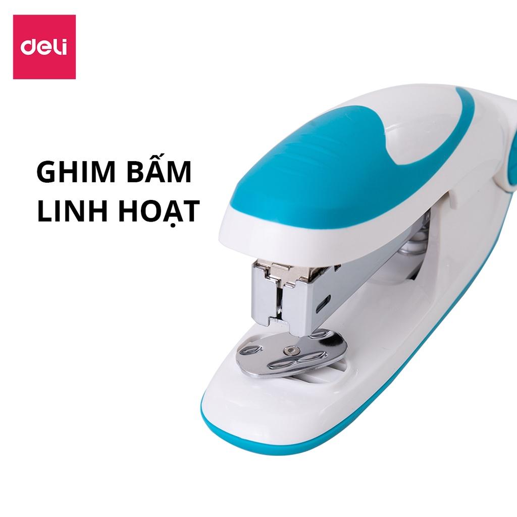 Dập Ghim Deli 20 Trang Deli - Sử Dụng Ghim 24/6 và 26/6 - Phù Hợp Học Sinh Văn Phòng - 1 Chiếc - E0319