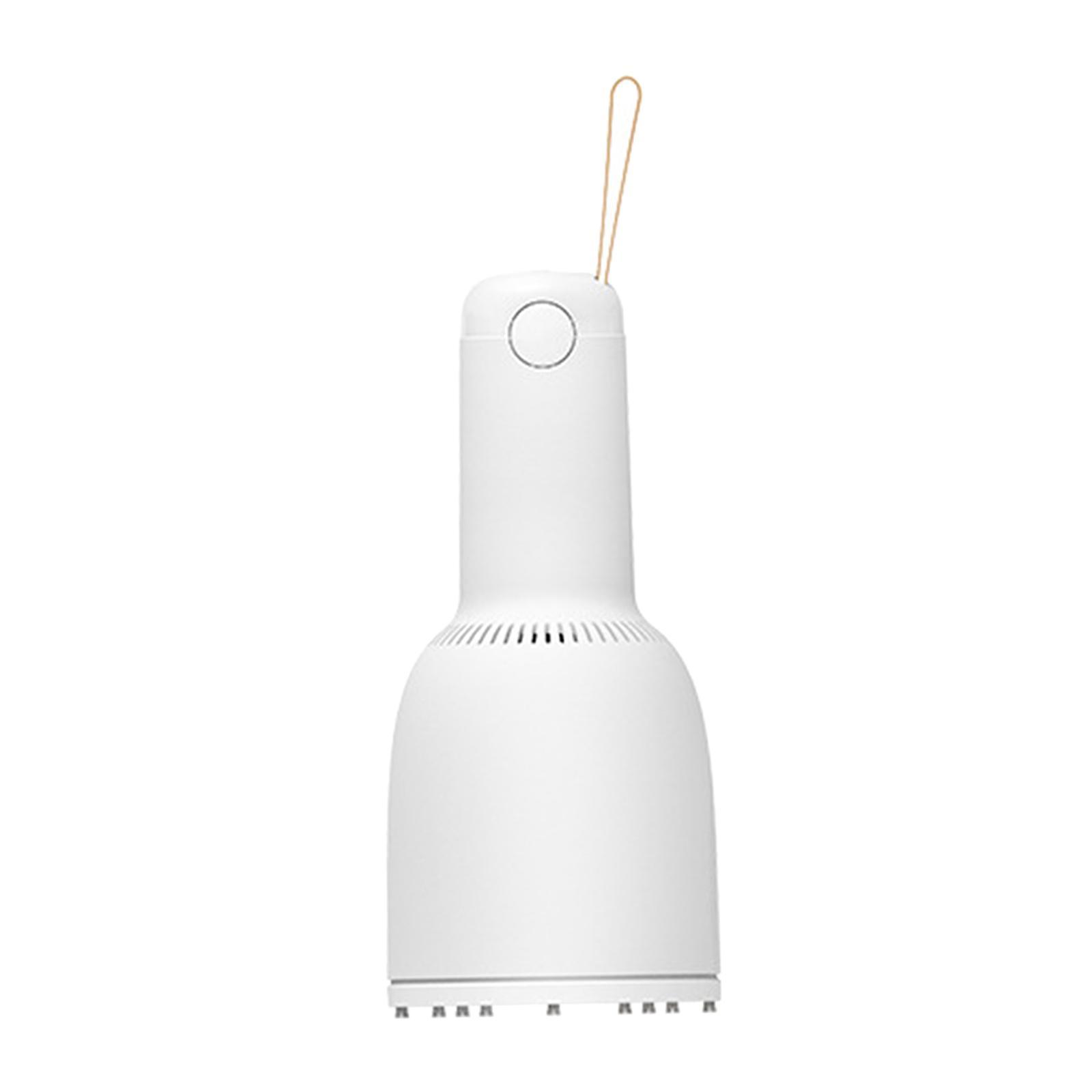 Portable Wireless Hand Held Desktop Vacuum Cleaner Computer Cleaning Hair White