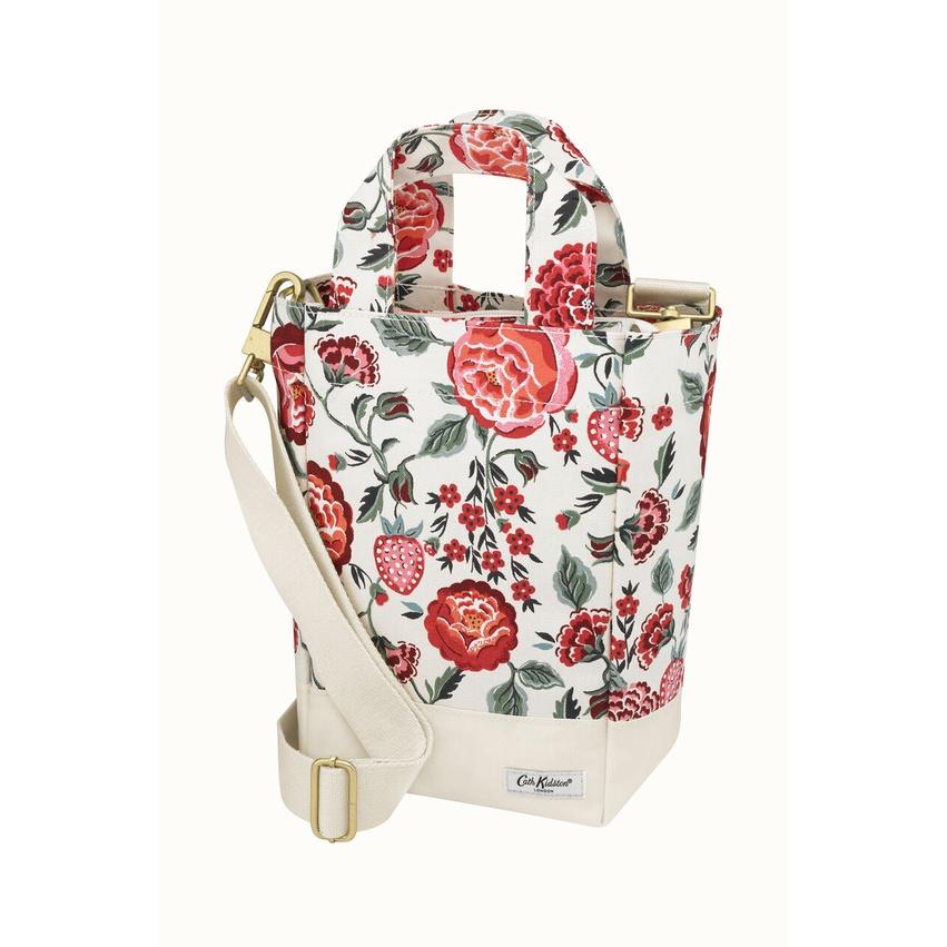 Cath Kidston - Túi đeo vai /S OC Tote Strawberry Garden   - Strawberry Garden  - Cream/Pink -1041415