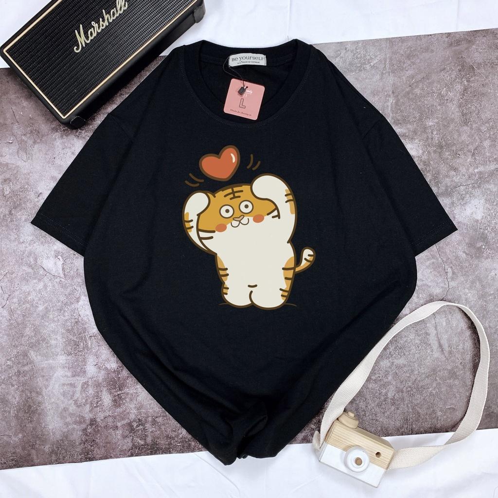 Áo Thun Tay Ngắn Unisex Đủ Size M L XL - CỌP THẢ TIM 2022