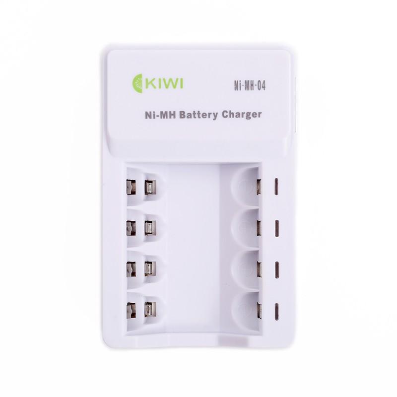 Bộ sạc pin AA 4 khay Kiwi Chính hãng