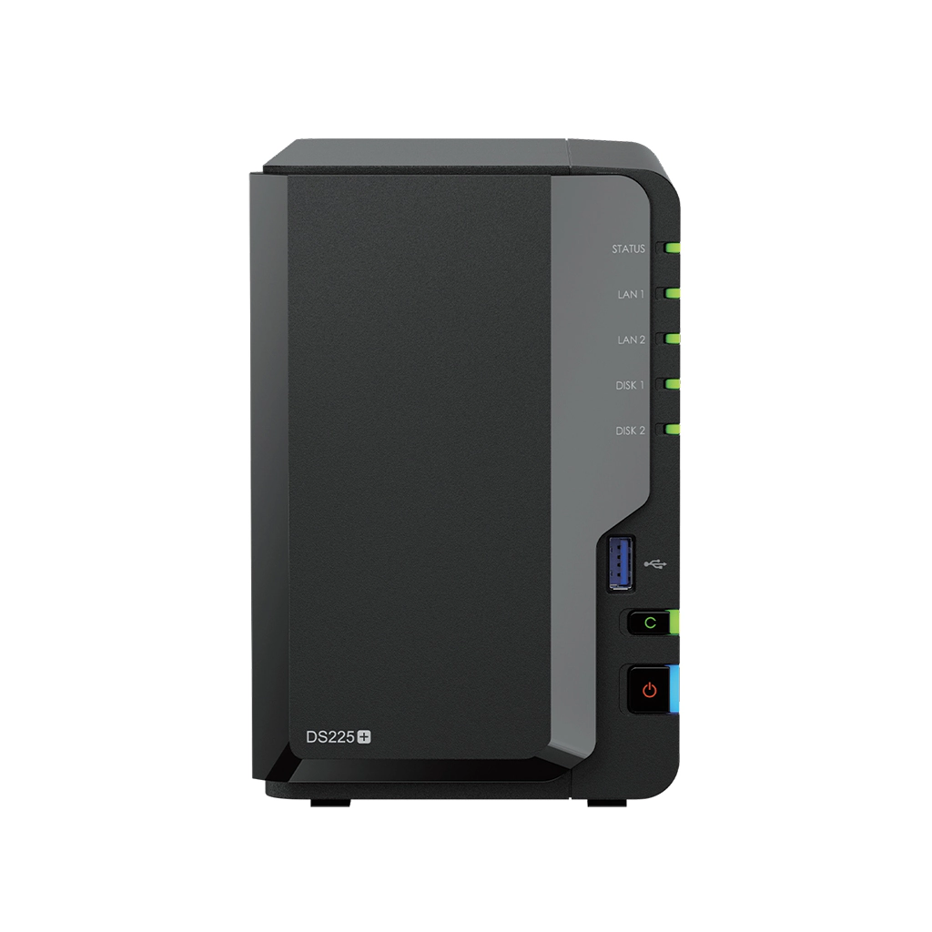 Thiết bị lưu trữ Synology DiskStation DS225+ 2bay bảo hành 3 năm Hàng chính hãng