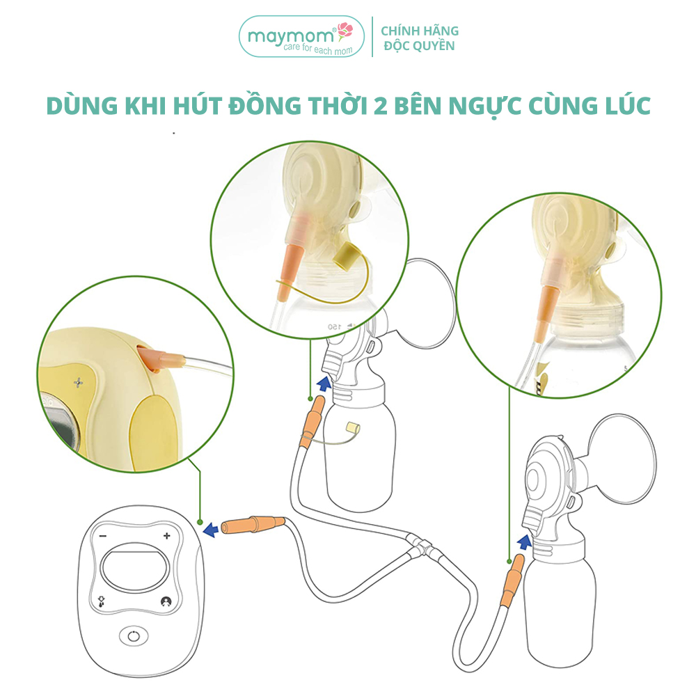 Dây Hút Sữa Medela Freestyle Thương Hiệu Maymom, Không Chứa BPA, An Toàn 100%, Vệ Sinh Dễ Dàng - 1 dây