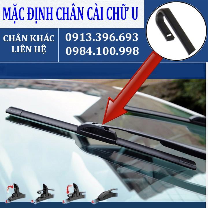 Bộ 2 thanh gạt nước mưa ô tô Hyundai Getz Đời trước - Đến 2010