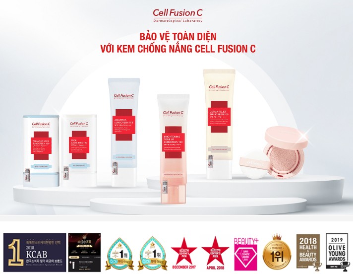 Kem Chống Nắng Dưỡng Trắng Nâng Tone Da Cell Fusion C Brightening Tone Up Sunscreen 100 SPF50+/ PA ++++ (50ml)