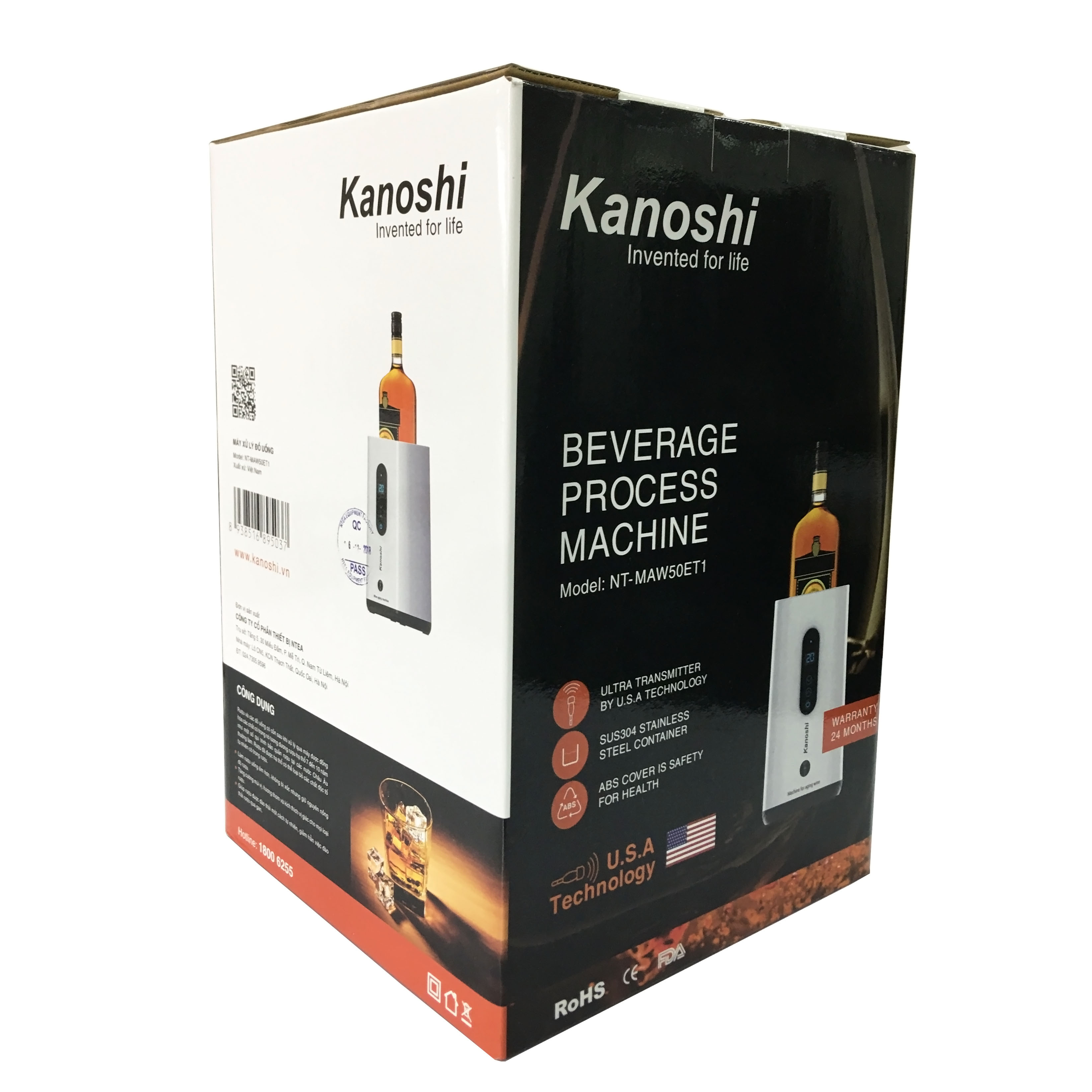 Máy Xử Lý Đồ Uống Kanoshi NT-MAW50ET1 Hàng Chính Hãng
