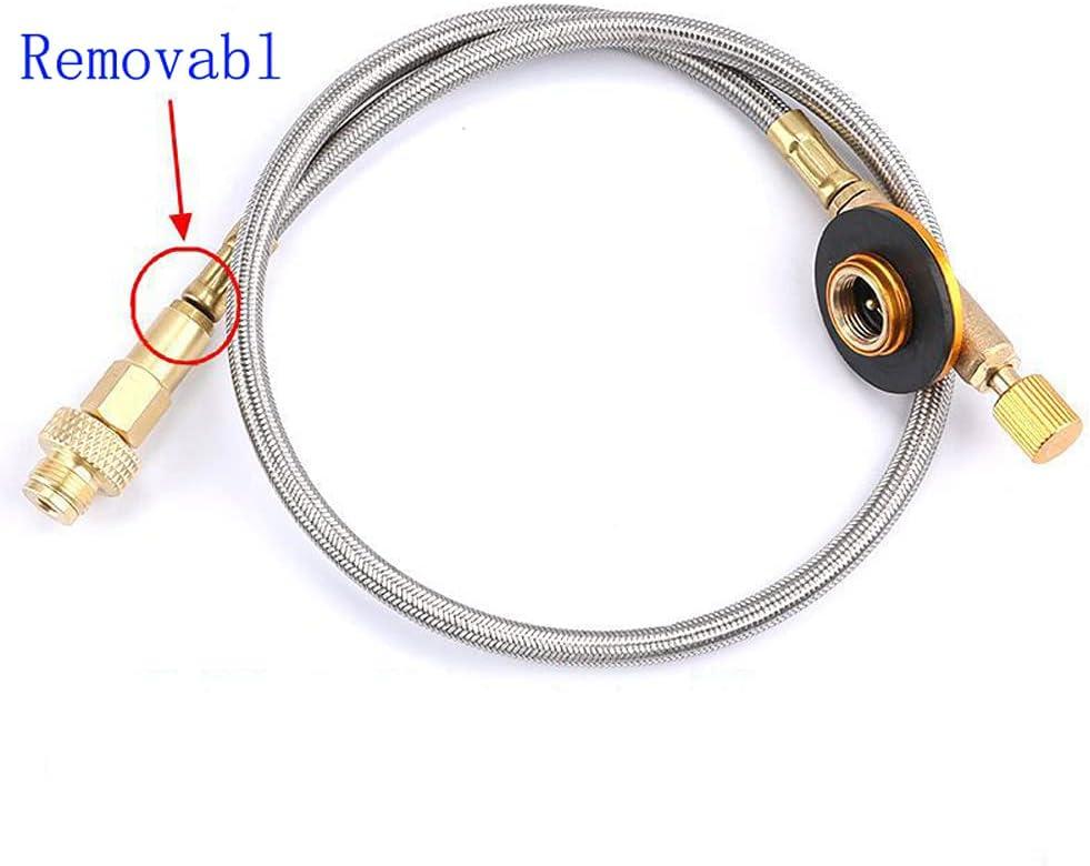 Bộ Chuyển Đổi Bình Nhiên Liệu Cho Cắm Trại & Đi Bộ Đường Dài-Bộ Chuyển Đổi Bếp Gas Butan Ống Nối Dài Bình Nhiên Liệu