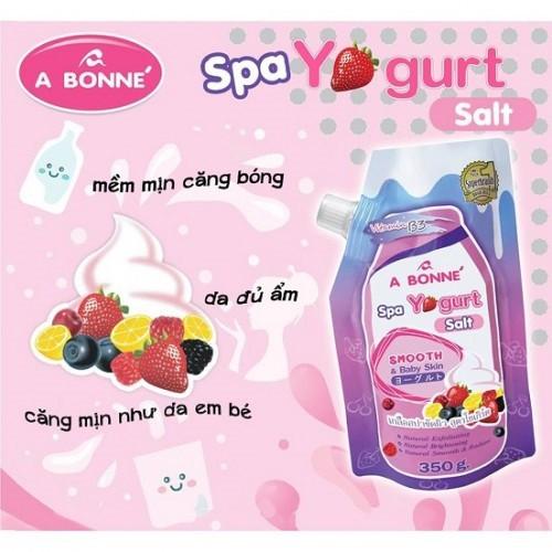 Muối tắm sữa chua Spa Yogurt Salt A Bonne' 350g từ Thái Lan - mỹ phẩm MINH HÀ cosmetics