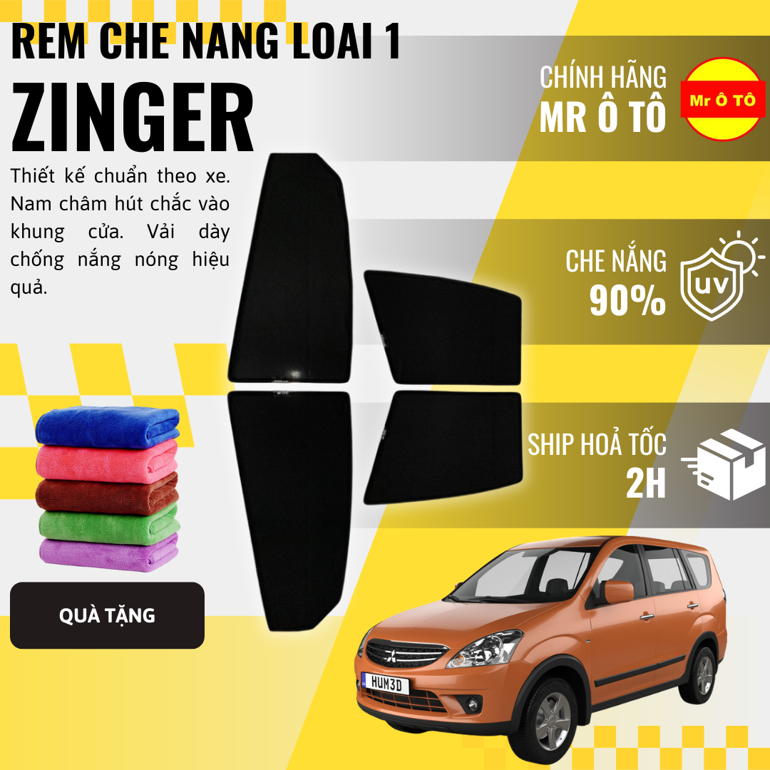 Rèm Che Nắng Xe Mitsubishi Zinger Loại 1 Mr Ô TÔ Bảo Hành 24 tháng Cam Kết Chuẩn Khít Theo Xe